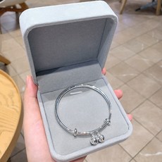 실버이니셜팔찌