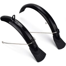 자전거 흙받이 머드가드 물받이 펜더 튐방지 빗물막이, 700c 풀백 펜더 무광 블랙+리모델링 한쌍, 1개