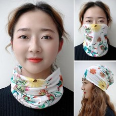 DAPANDA 한국판 얇은 터틀 투웨이 넥워머 여자 봄가을 목도리 워머