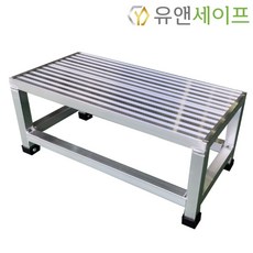 [유앤세이프]국산 알루미늄 계단발판 사다리 작업발판 경량 고무캡 1단 2단 3단 4단, 1단 고무캡, 1개