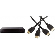 [독일] 소니 BDP-S3700 블루레이 플레이어 (슈퍼 와이파이 USB 스크린 미러링) 블랙 &amp; 아마존 베이