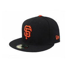 뉴에라 [슈즈네][정품] MLB 어센틱 샌프란시스코 자이언츠 게임 야구모자 사이즈캡 59FIFTY 메이저리그 선수모자