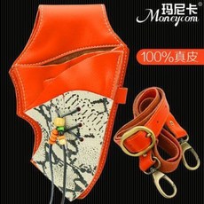 가위 파우치 미용사 벨트 머리 숱치기 헤어백 공구백 리얼 가죽 헤어스트랩 힙색 4수 YS 소가죽 크로스백 힙색 가위바위보