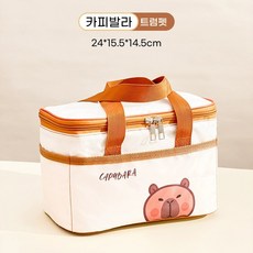 오네어 카피바라 도시락가방 보온보냉가방 런치백 이유식 직장인 피크닉 도시락, A. 카피바라 소형, 1개