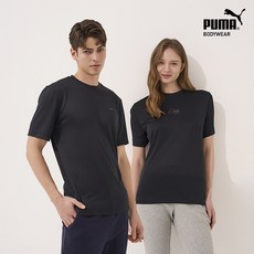 매장정품 푸마 PUMA 11 흡한속건 메쉬 반팔티셔츠 유니 블랙블랙 259678