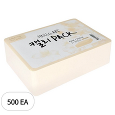 종이문화 헬로우아트캘리팩 스므스 카드, 21 아이보리, 500매입