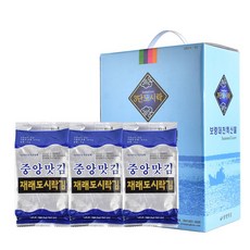 중앙맛김 보령 대천김 재래/파래 도시락김 4g x 30봉/조미김/구운김, 02. 파래 도시락김 4g x 30봉, 30개