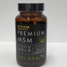 키키헬스 영국산 옵티 MSM 프리미엄 식이유황 100 베지캡슐(50일분), 100캡슐, 100g