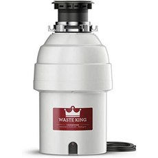 Waste King L-8000 1HP 음식물 분쇄기 주방 싱크대 처리기 컨티뉴어스 피드