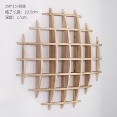 벽걸이 우드 선반 골조 격자 프레임 진열대 다기꽂이 찻잔걸이 장식 인테리어, 22.오동나무구이150x150
