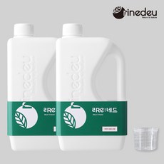 리네드 미네랄 세탁수(계량컵 포함), 1L+1L 세트, 2개, 1L