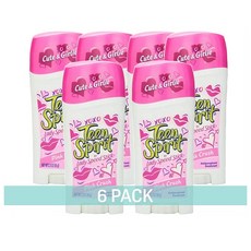 Lady Speed stick Teen Spirit Pink Crush 레이디 스피드 스틱 발한억제 데오드란트 핑크 크러쉬 39.6g 6팩, 1세트