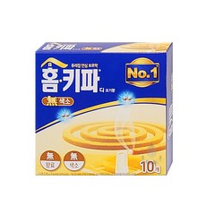 홈키파 모기향 무색소 10매x40개, 130g, 40개