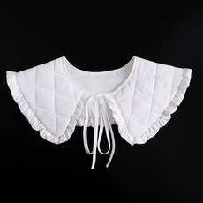 퀼팅 패딩 레이스카라