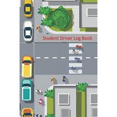 학생 운전자 일지 : 핸디 사이즈 (6 "x9") 운전자 교육 기록부 운전 연습 기록 기록 운전 연습 기록 세부, 단일옵션