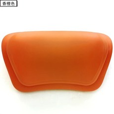 목욕방석 욕실 베개 욕조 헤드레스트 논스립 논슬립 미끄럼 방지 등받이 액세서리 스파, 05 orange, [05] orange