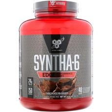 BSN 신타6 엣지 단백질 파우더 드링크 믹스 초콜릿 밀크셰이크 4.02 lb (1.82 kg), One Size, One Color