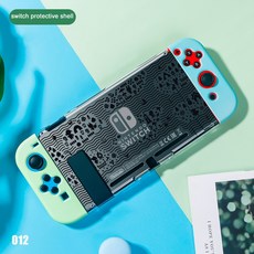 PC 하드 쉘 보호 쉘 케이스 닌텐도 스위치 콘솔 뒷면 커버 조이 콘 쉘 하우징 NS 스위치 액세서리|케이스|, 단일, 1개, 010