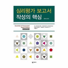 심리평가보고서작성의핵심