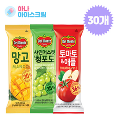 롯데푸드 델몬트 3종 30개 한세트 (샤인머스켓청포도10개+망고10개+토마토앤애플10개), 75ml