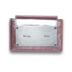 [국내매장판] 15컬러 택1 마뗑킴 아코디언 지갑 MATIN KIM ACCORDION WALLET 15COLORS - 인디안핑크