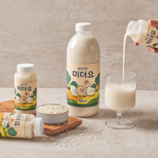 순식물성 쌀누룩 쌀요거트 미더요 180ml 6병 세트, 1세트