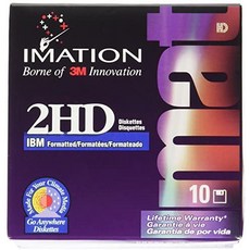 [해외직구]Imation 3.5 인치 플로피 디스켓 IBM 포맷 DS HD 10 Box, One Color_One Size