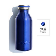 RUNON 런온 수영 텀블러 모슈쉐이커텀블러 서단아물통 손안에마트 커플 350ml 450ml, 보람블루 350ml