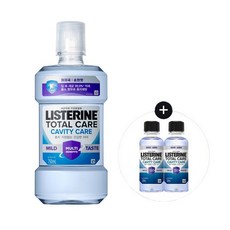 리스테린 토탈케어 캐비티케어 마일드 750ml (+100ml 2개), 1세트