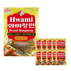 화미제당 랑면 납작당면, 1kg, 10개