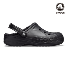 크록스키즈 크록스_Baya Lined Clog Blk/Blk M10W12_205969-060