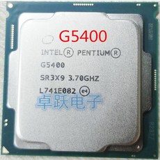 인텔 PC 데스크탑 컴퓨터 펜티엄 프로세서 G5400 3.7G 512KB 4MB CPU LGA 1151 랜드 14 나노 미터 듀얼 코, 한개옵션0 - g5400