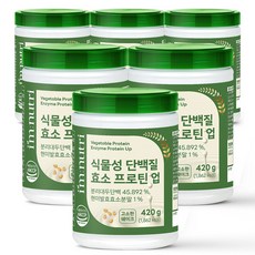 아임뉴트리 식물성 단백질 효소 프로틴, 6통, 420g