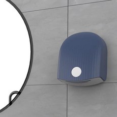 핸드드라이어 핸드드라이기 상업용 욕실 화장실용 자동 냉온 고속 바람 벽 유도 1200W, 3) 파란