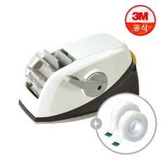 스카치 쓰리엠 원터치 테이프 디스펜서 + 매직 리필 12mm 2롤, BLACK (검정), 6세트
