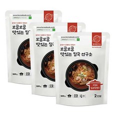 집국연구소 차박 캠핑 혼밥 간편식 얼큰 짬뽕국 500g X 3팩