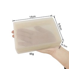 양봉 도구 투명 플라스틱 둥지 꿀 상자 500g 카세트 제거 가능 깨끗하고 위생적인 1 개, 1개