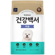 건강백서 강아지 전연령 비숑 건식사료, 1개, 6kg, 닭