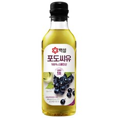 백설 포도씨유, 500ml, 1개