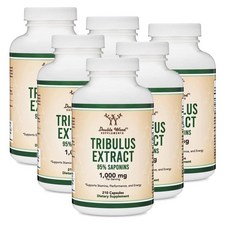 더블우드 남성 트리뷸러스 추출물 테라스트리스 1000mg Double Wood Tribulus Terrestris, 6개, 210정