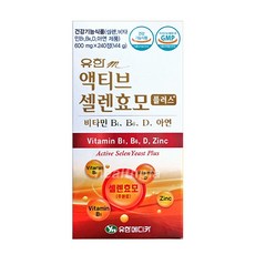 유한m 액티브 셀렌효모 플러스 240정, 144g, 1개