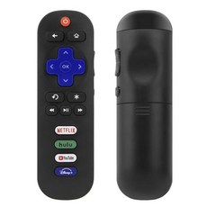 100% 호환Roku용 호환 제품 리모컨 TCL Hisense Onn 샤프 필립스 호환 제품 JVC RCA 히타치 산요