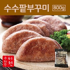 이천수라간 둥지수수팥부꾸미 800g 이천수라간 수수팥 부꾸미 맛있는간식 지지미떡 달콤한 쫄깃한 쫀득한 남녀노소 통팥앙금, 둥지수수팥부꾸미 800g(1봉)