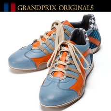 스니커즈 그랑프리 오리지널 GPO 레이싱 GULF 블루 드라이빙 슈즈 GRANDPRIX ORIGINALS GPO, GulfBlue