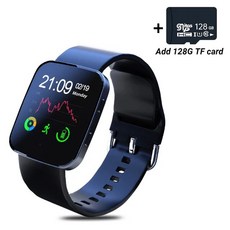 액션캠 1080P HD 미니 카메라 시계 스마트 손목 팔찌 캠 휴대용 야외 스포츠, 05 128G TF 카드 추가