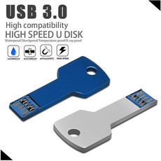 USB512GB 30 고속 드라이브 금속 키 플래시, 64GB, Blue USB3.0, 1개