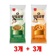 삼립 호빵 발효미종 생생야채 + 알찬피자, 3세트, 360g
