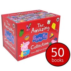 페파피그 원서 그림책 페이퍼백 50종 박스 세트 (레드) Amazing Peppa Pig Collection 50 Book Set - Red, Ladybird Books
