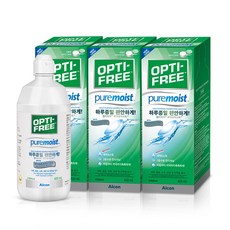옵티프리 퓨어모이스트 렌즈세정액 + 렌즈케이스, 420ml, 3세트