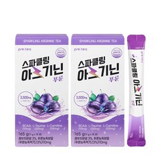 프리티 스파클링 아르기닌 푸룬 콤부차 탄산수 아르기닌, 30개